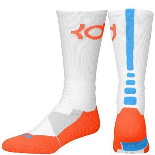 black blue orange kd socks